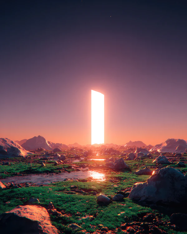 Mystical Portal Landscape