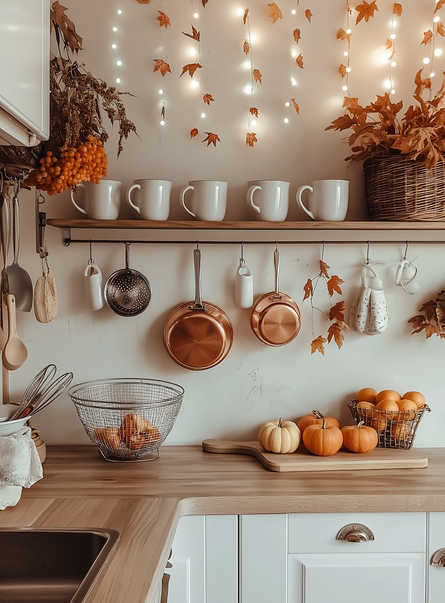 Cozy Autumn Kitchen Scene