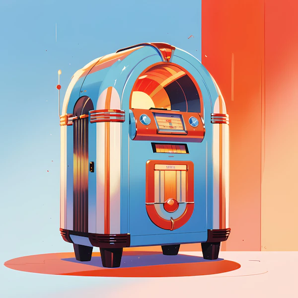 Retro Jukebox Art