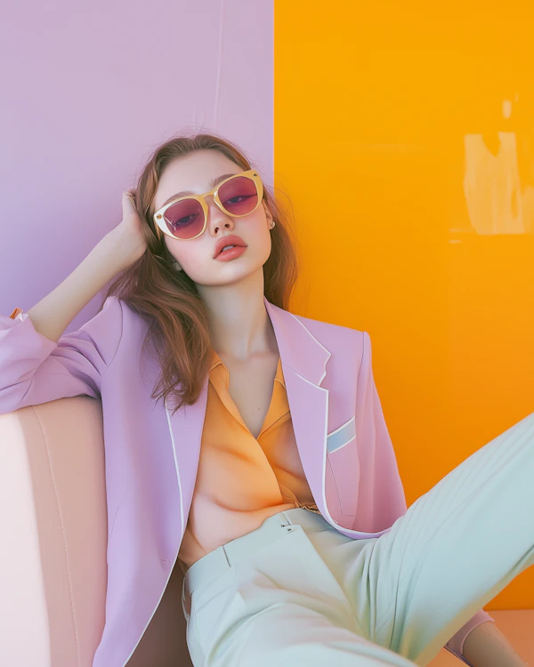 Pastel Fashion Portrait