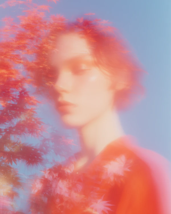 Ethereal Portrait in Foliage