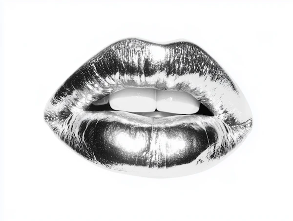 Metallic Silver Lips