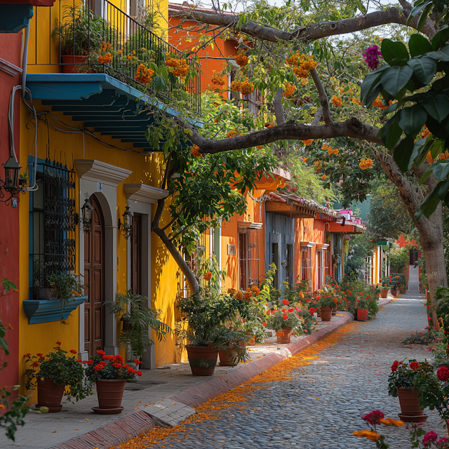 Picturesque Traditional Street