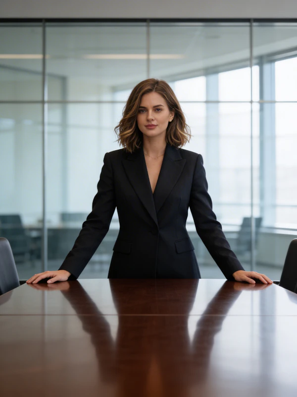 Confident Business Leader