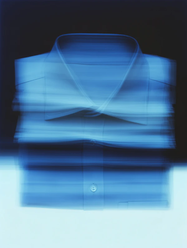 Abstract Blue Shirt