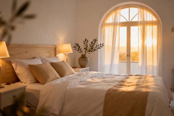 Sunlit Cozy Bedroom