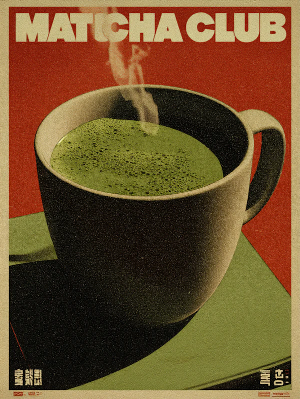 Matcha Club Illustration
