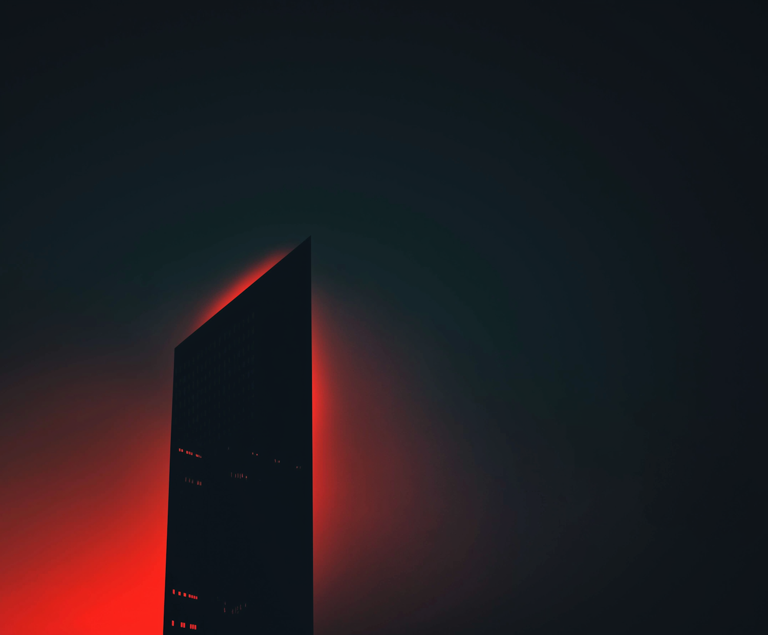 Atmospheric Modern Skyscraper