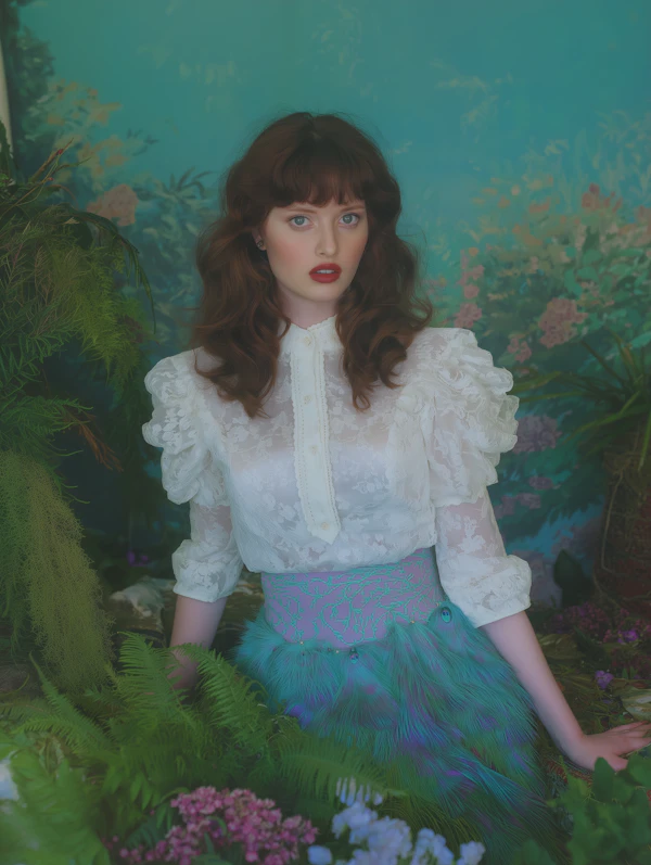 Ethereal Garden Portrait
