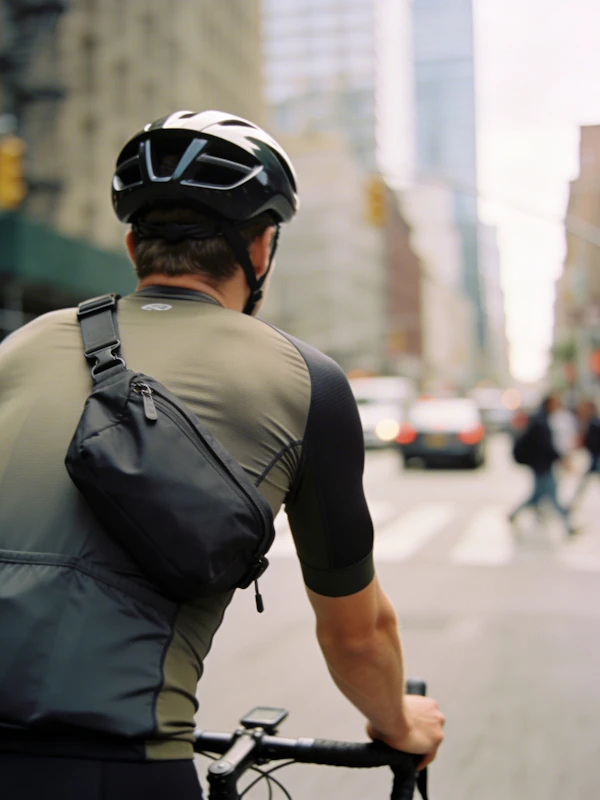 Urban Cyclist Scene