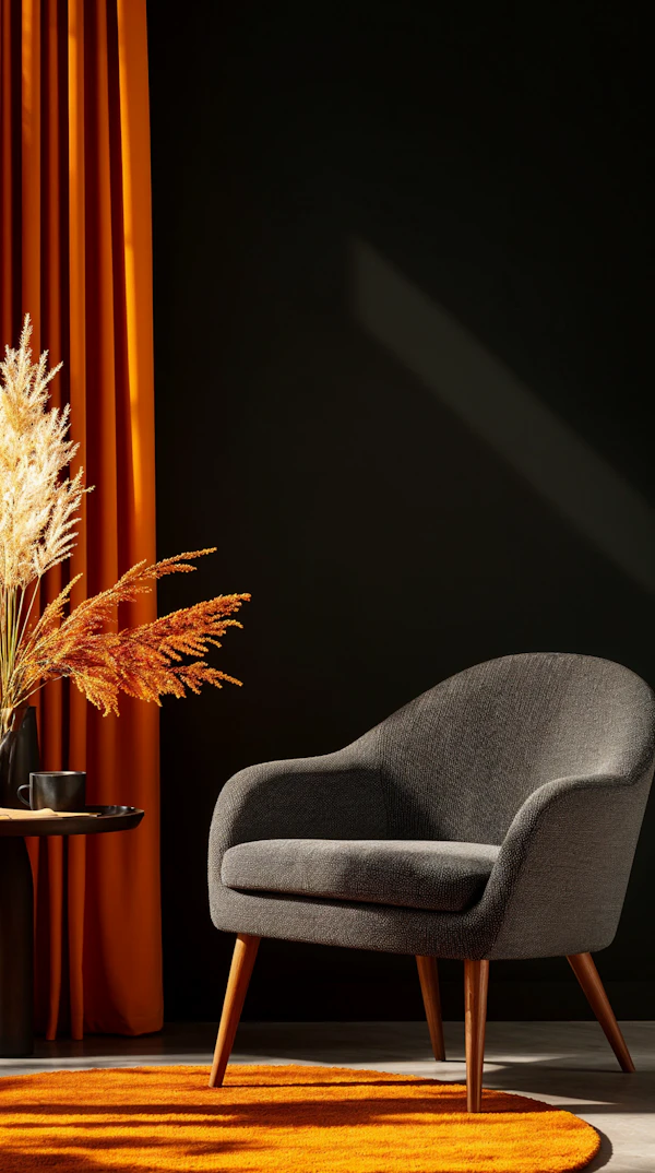 Modern Interior with Armchair