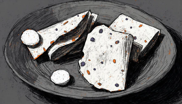 Nougat Candy Illustration