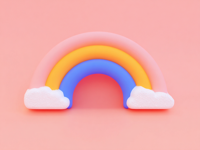 Stylized Rainbow Art