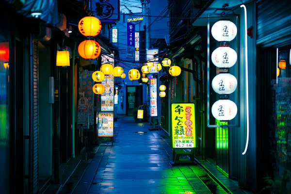 Japanese Lantern Alley