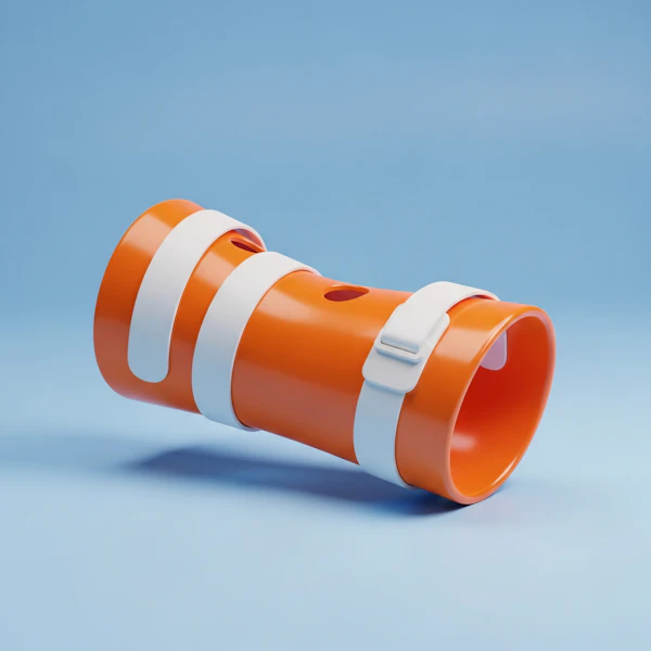 Orange Cylinder Design