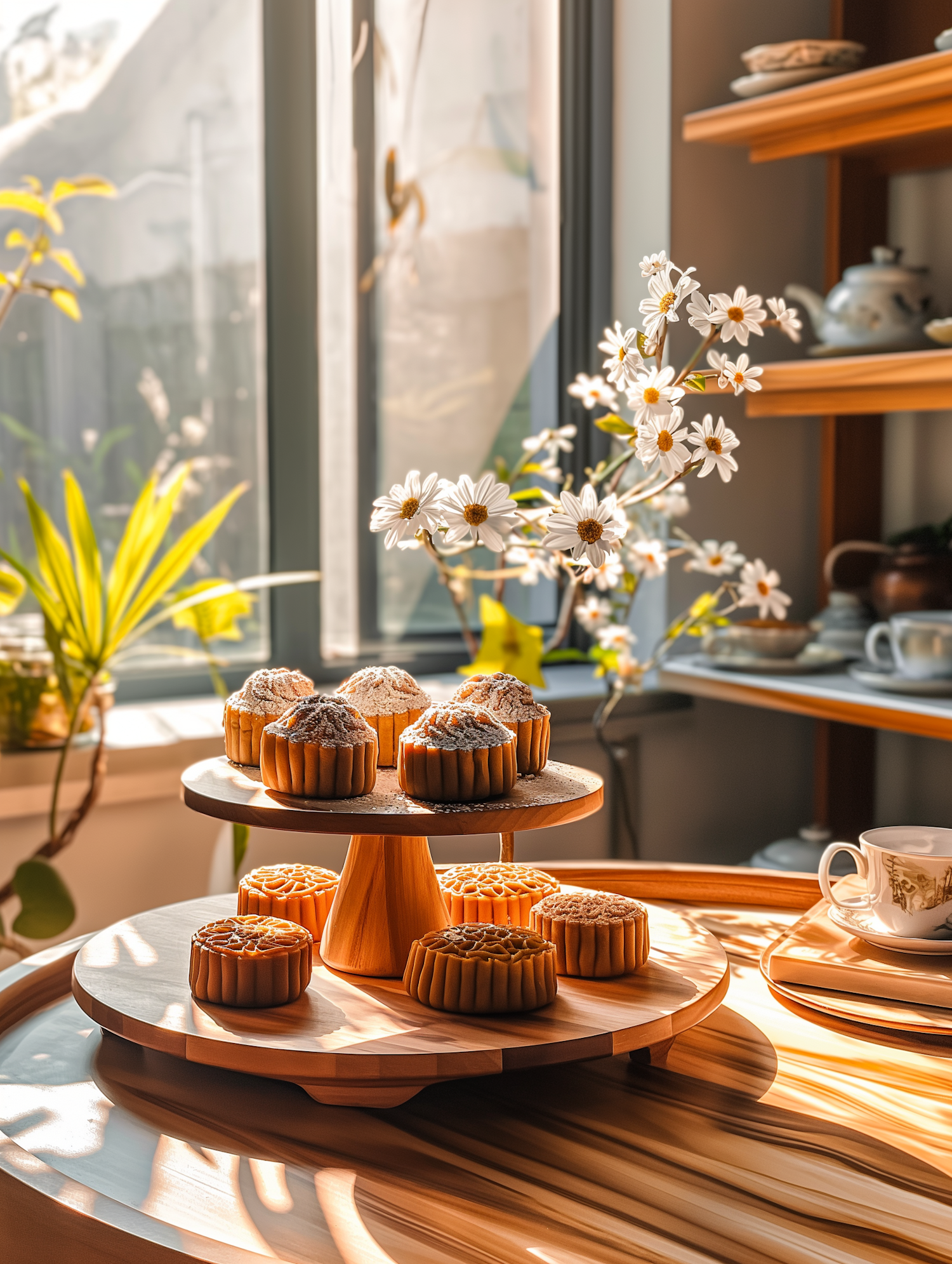 Morning Light on Baked Delicacies