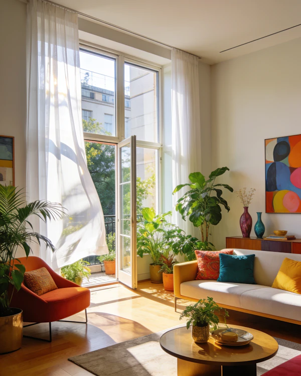 Sunlit Living Room