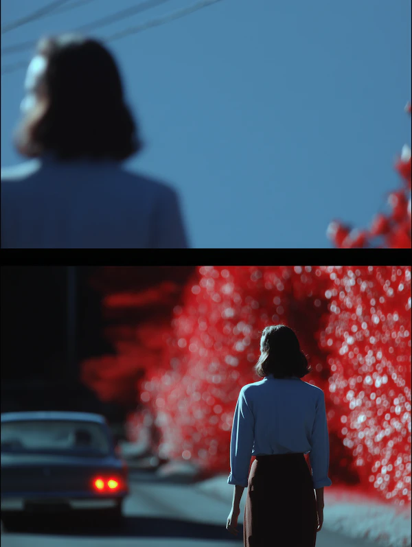 Cinematic Road Scene