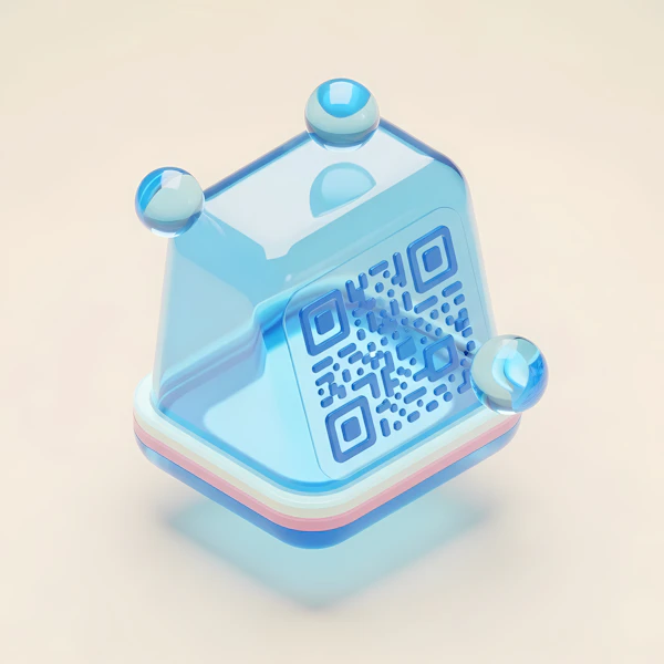 Translucent QR Cube