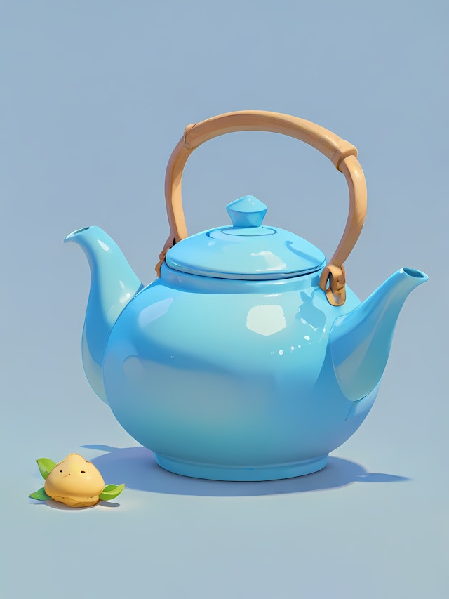 Whimsical Teapot Scene