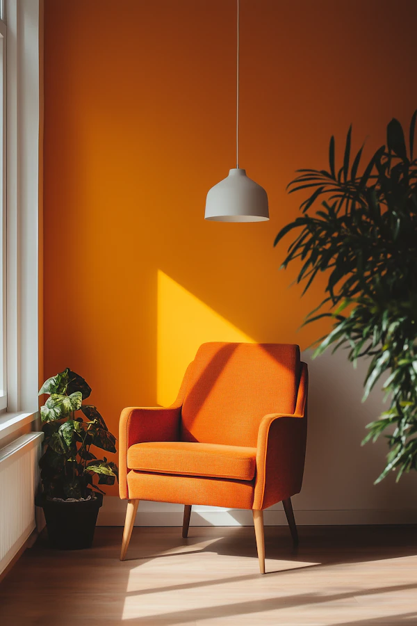 Cozy Orange Corner