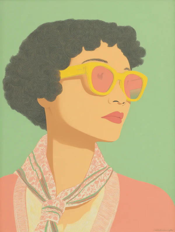 Stylized Woman Portrait