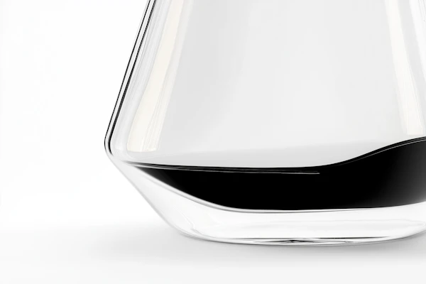 Modern Glassware Close-Up