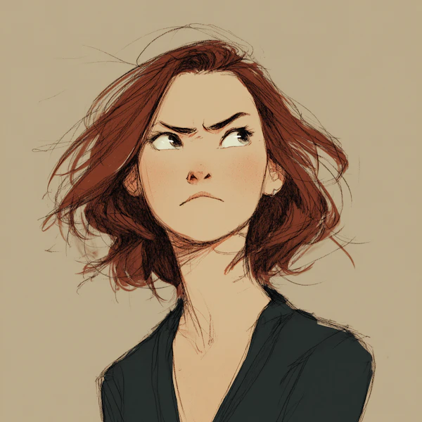 Stylized Woman Portrait