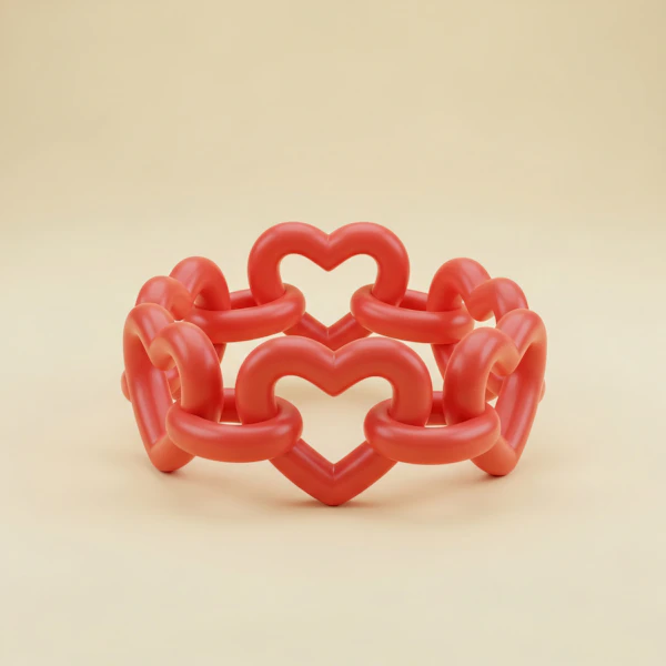 Heart Link Bracelet