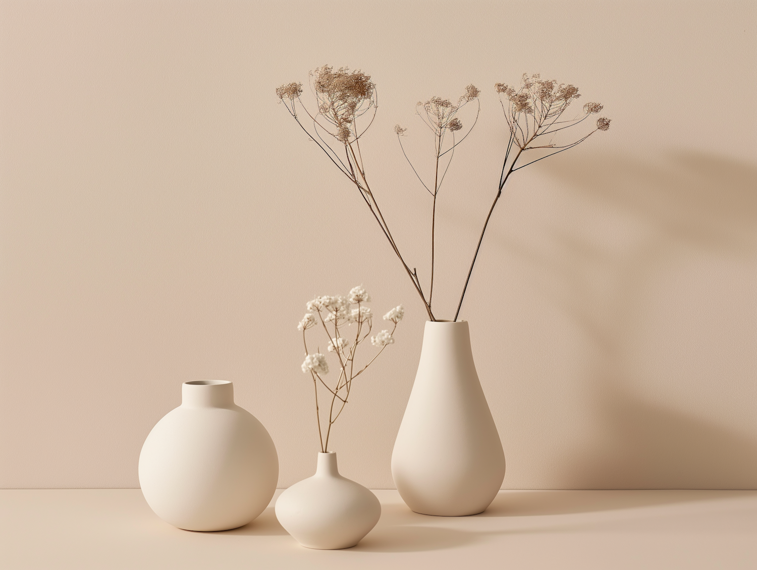Elegant Ceramic Vases Still Life