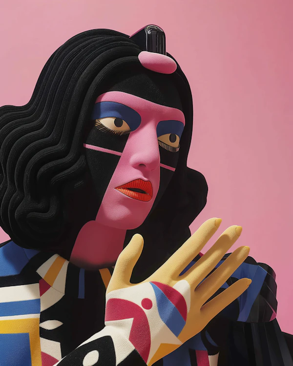 Surreal 3D Portrait