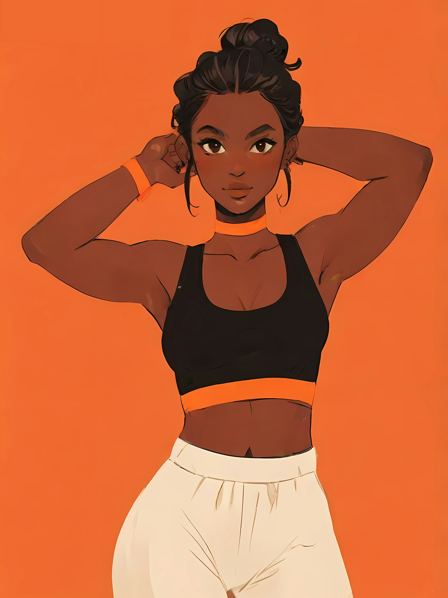 Stylized Woman Illustration