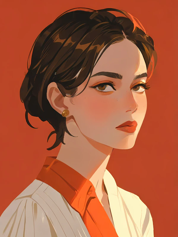 Stylized Woman Illustration