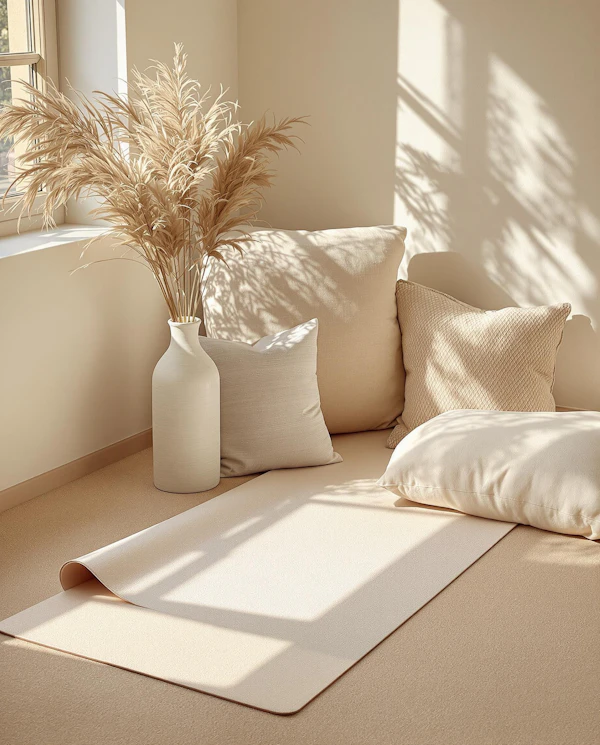 Minimalist Yoga Space