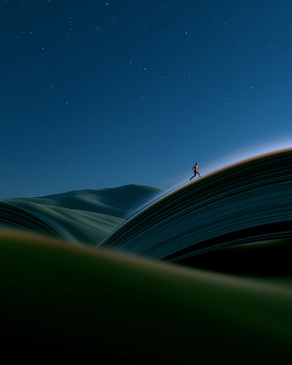 Surreal Night Runner