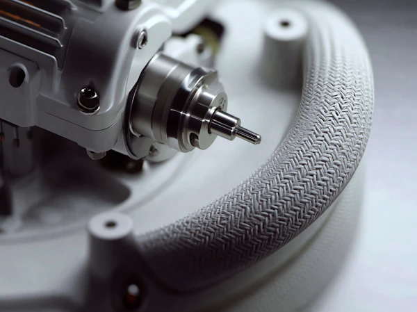 Mechanical Component Close-Up