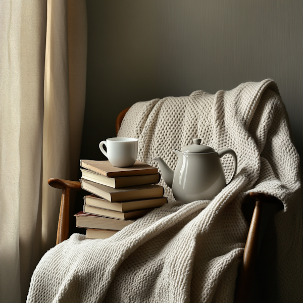 Cozy Reading and Tea Time