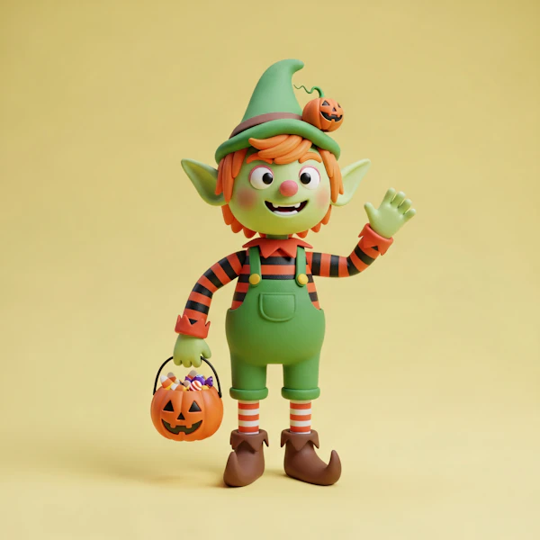 Cheerful Goblin Art