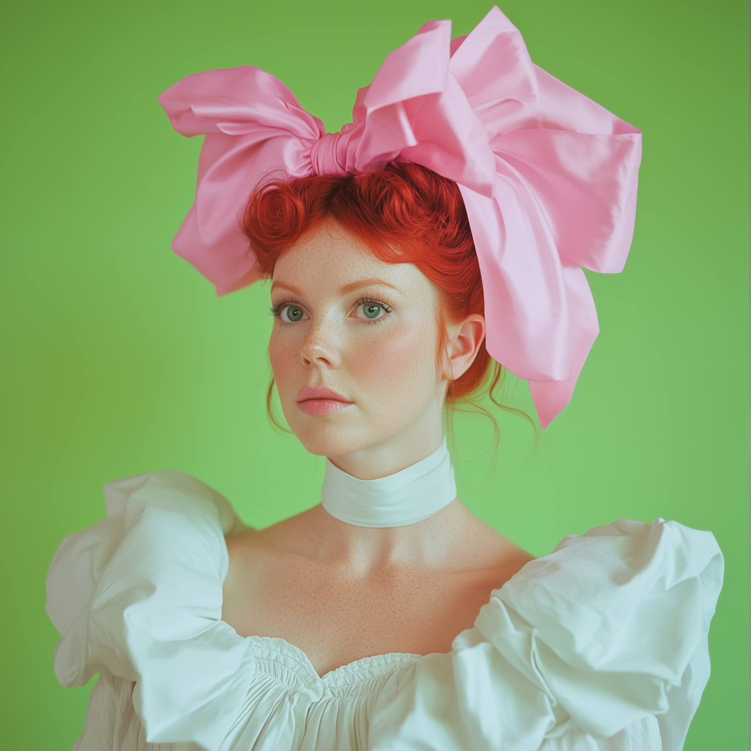 Portrait of a Young Woman with Red Hair