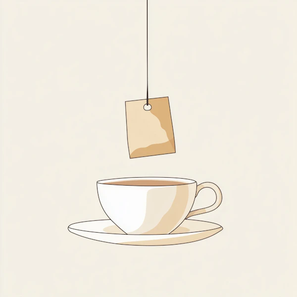 Minimalist Teacup Art