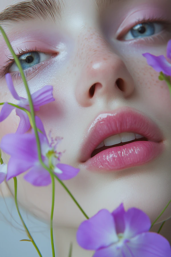 Ethereal Floral Portrait