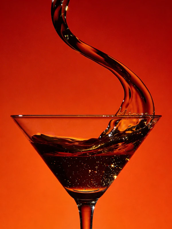 Golden Martini Splash