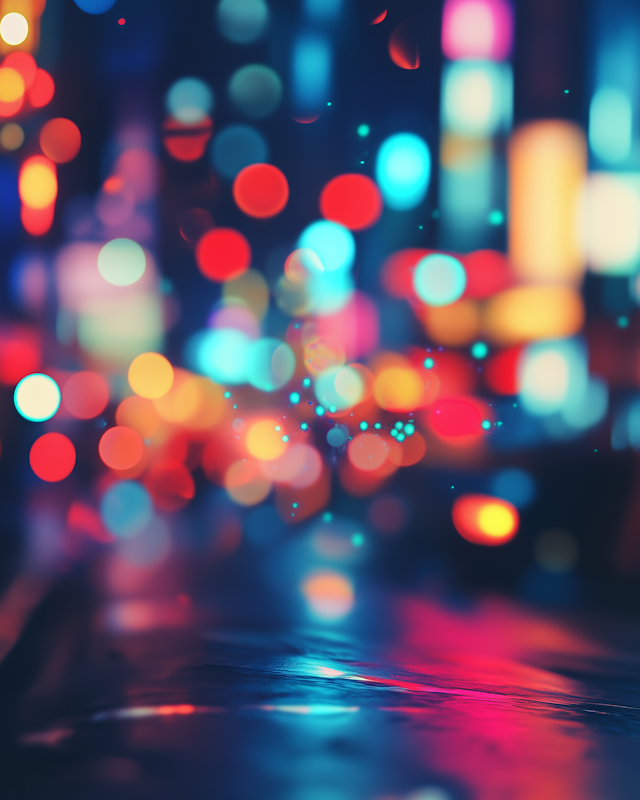 Vibrant Urban Bokeh