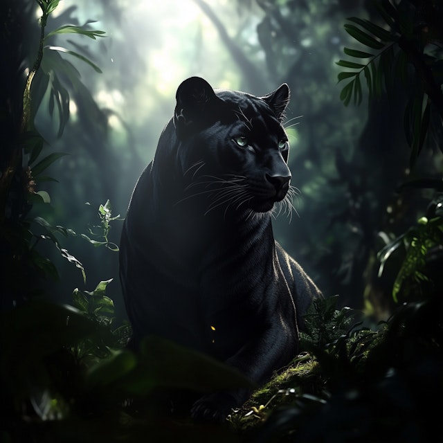 Majestic Black Panther