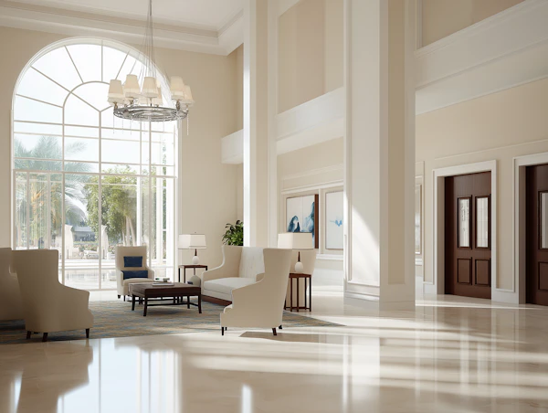 Elegant Hotel Lobby
