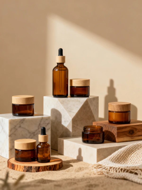 Amber Glass Display