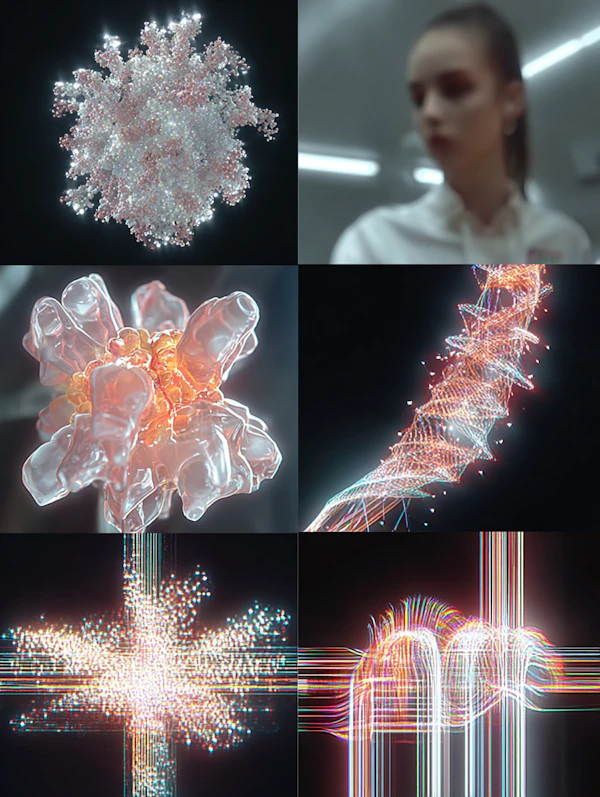 Abstract Science Collage