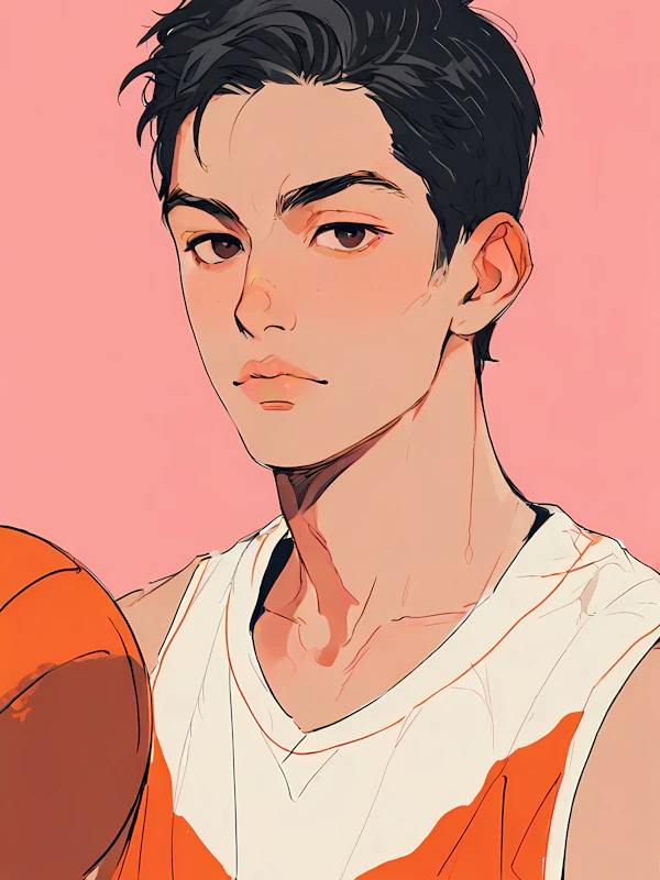 Basketball Portrait Art