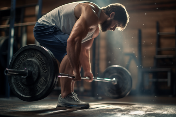 Determination in the Deadlift: A Portrait of Athletic Grit