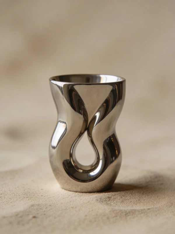 Modern Metallic Vase